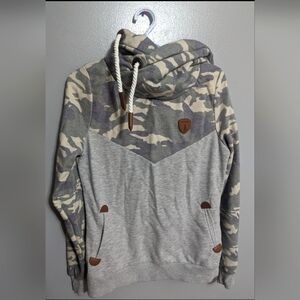 Wanakome Andrea Camo Hooded Sweatshirt